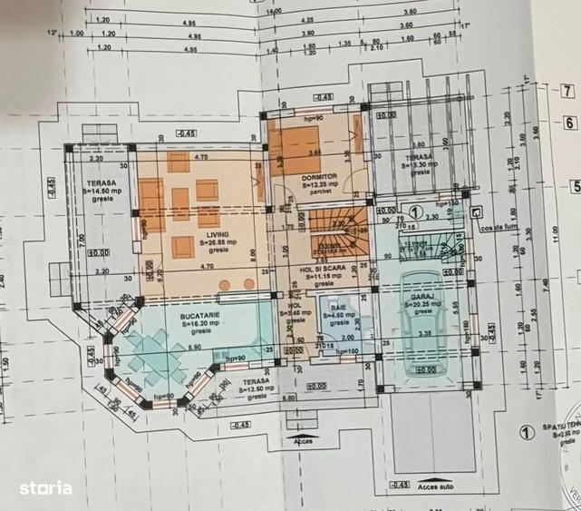 Casă cu 4 camere cu Teren 761 Mp în Aroneanu
