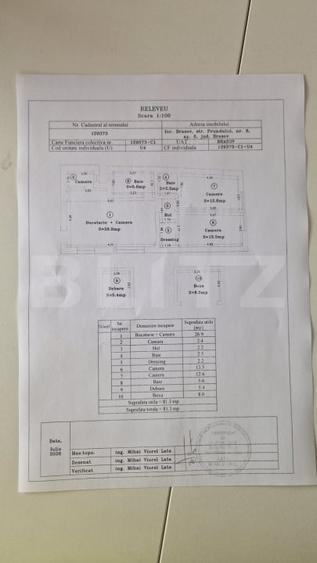Apartament cu 3 camere decomandat, mobilat în Centrul Istoric