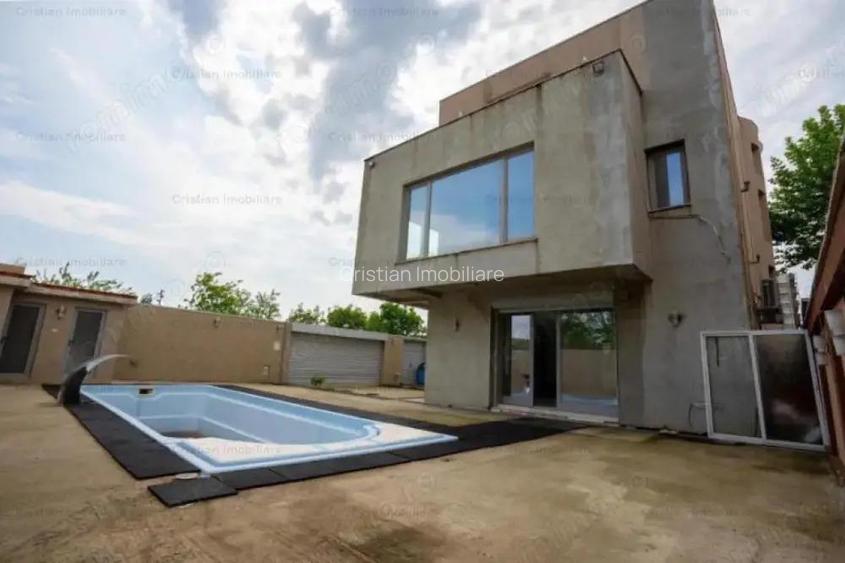 Vila cu Piscina P+2 487mp utili, teren 300mp, zona rezidentiala