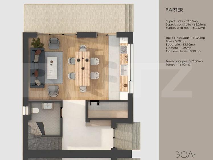 Casa cu 5 camere tip duplex, impecabila, zona Tractorul - 2