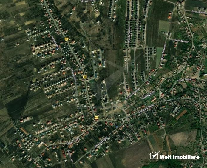 Parcela 1610 mp, 13,9/114 m, pozitie foarte buna cu panorama, Dezmir - 2