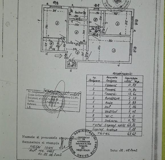 Apartament 3 camere de vânzare Gorjului - 8