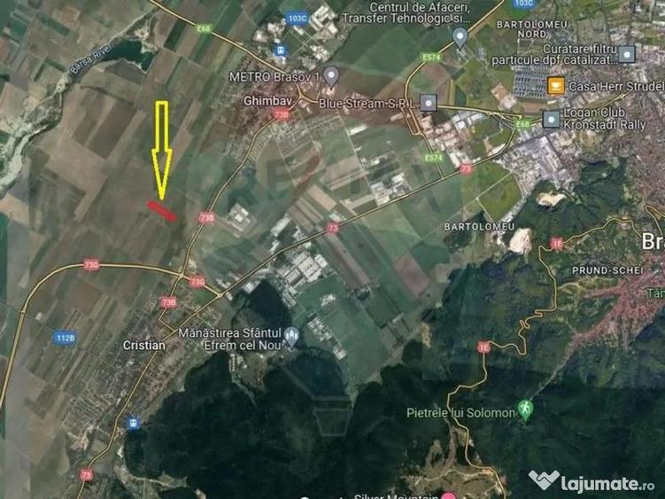 Teren extravilan arabil, 9650 mp, Cristian - 6