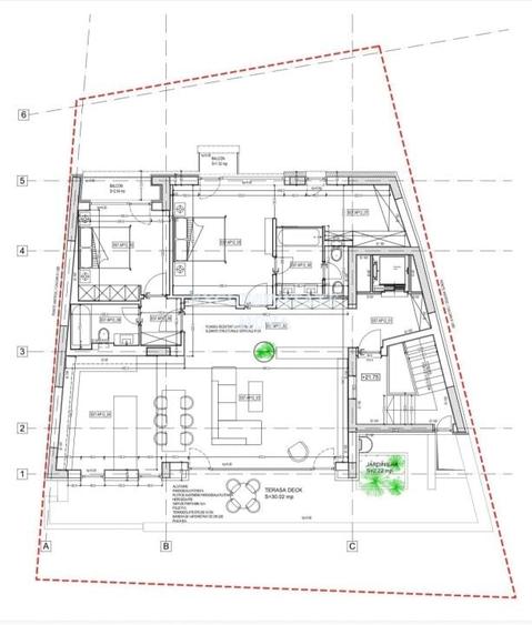 Dacia  Eminescu - Vanzare - Penthouse 3 camere + Terasa panoramica ! - 14