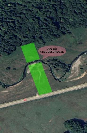 Teren extravilan de vânzare în Cheia – 4.300 mp, amplasare unică, - 2