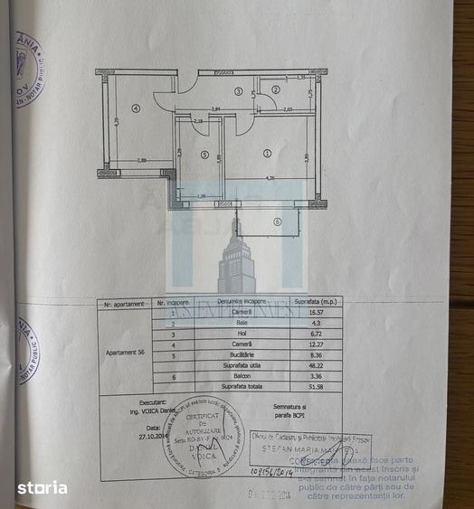 Apartament cu 2 camere decomandat, mobilat în Bartolomeu
