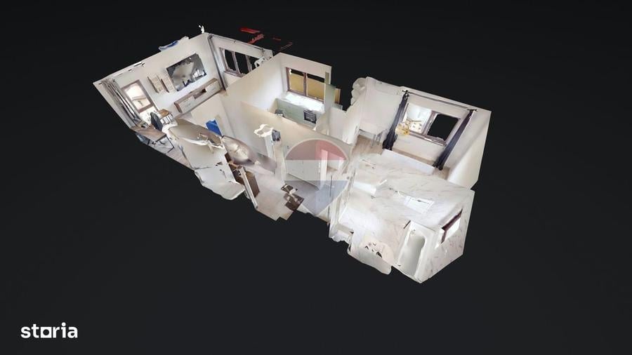 Apartament cu 2 camere decomandat în Sânpetru