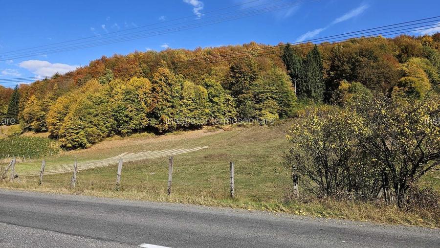 De vanzare teren intravilan 5.200 mp front 40 m DN10 Teliu, Brasov