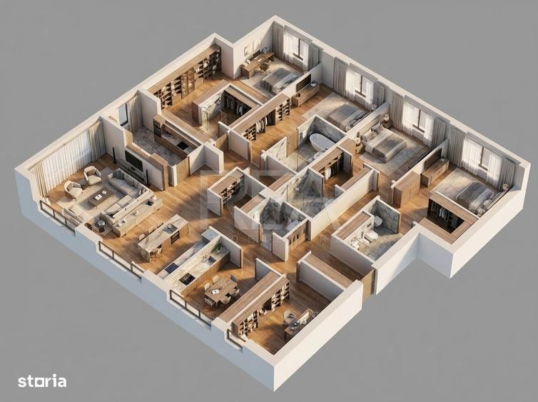 Apartament cu 6 camere decomandat în Ferdinand