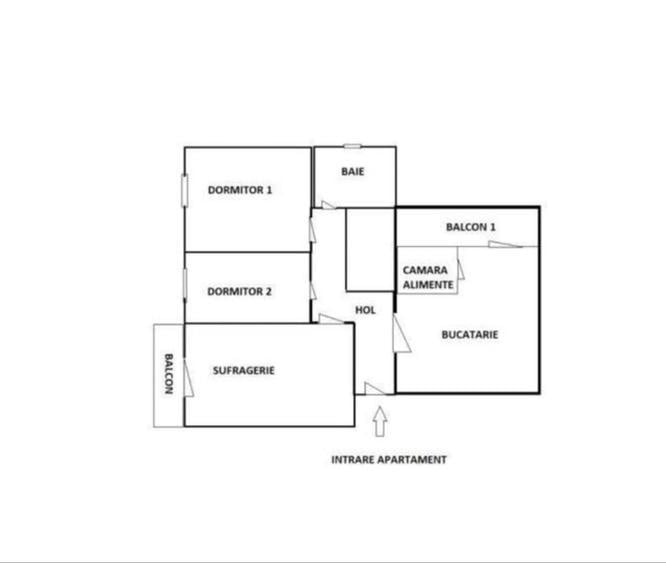 Apartament cu 3 camere decomandat în Aradul Nou