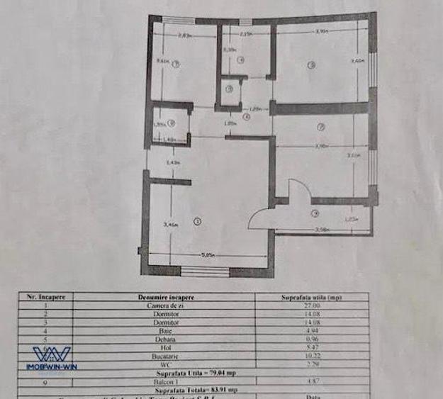 Apartament cu 3 camere decomandat, mobilat în Găvana Platou