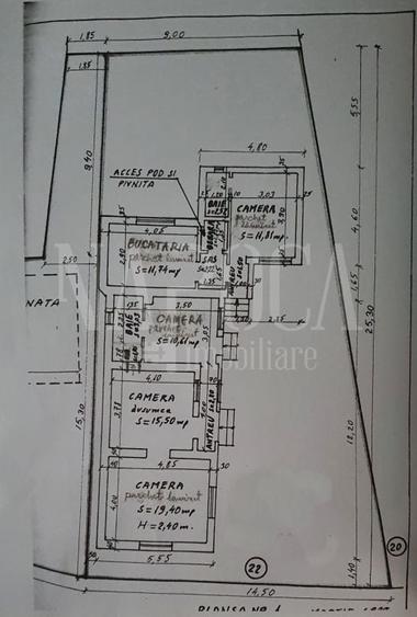 Casă individuală cu 4 camere cu Canalizare în Someșeni