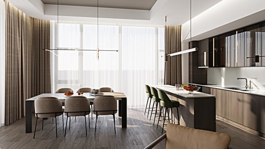 Penthouse cu 4 camere în Theodor Pallady