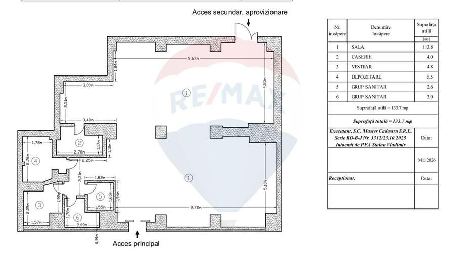 Spațiu comercial, de 134 mp, în Brâncoveanu