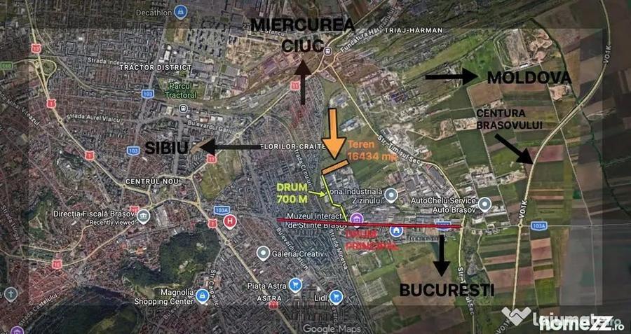 Teren industrial 16.434 mp, PUZ aprobat, Uzina 2, Bra?ov - 3