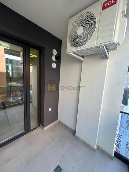 Apartament cu 2 camere semidecomandat, mobilat în Exterior Vest