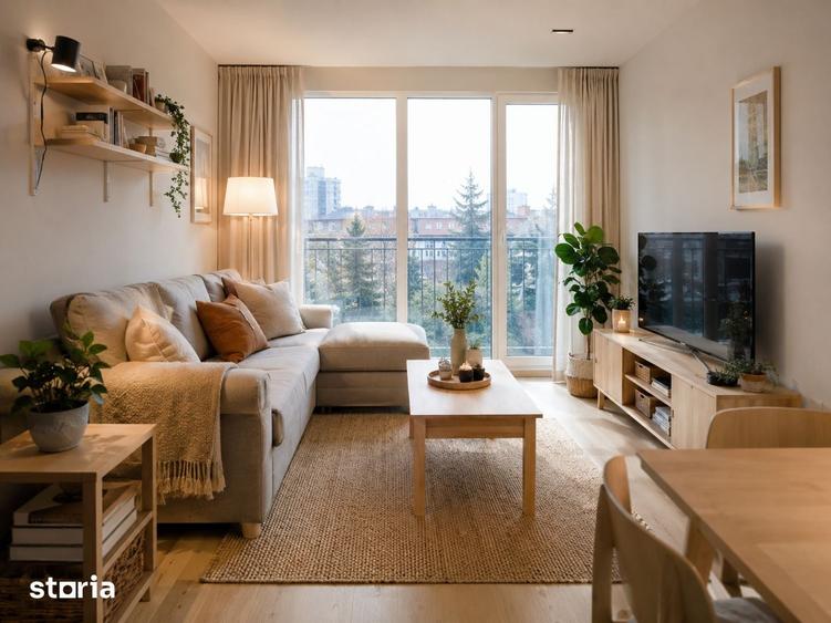 Apartament cu 3 camere, decomandat, terasa 14,4 mp,ansamblu cu piscina - 6