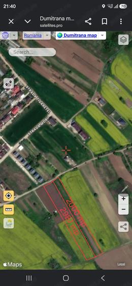 Teren de 2987 mp, în Dumitrana