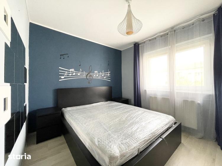 Apartament cu 2 camere semidecomandat, mobilat în Girocului