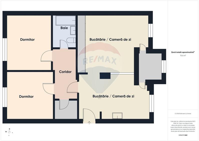 Apartament cu 3 camere în Jilava