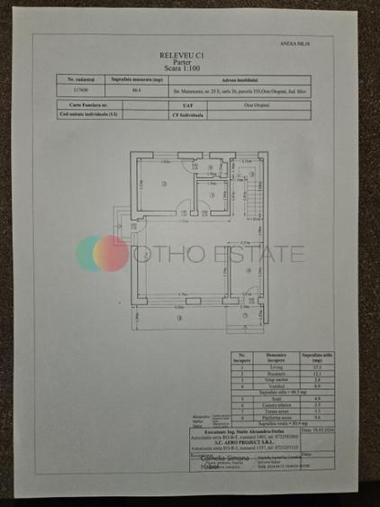Casă cu 3 camere cu Teren 242 Mp în Central