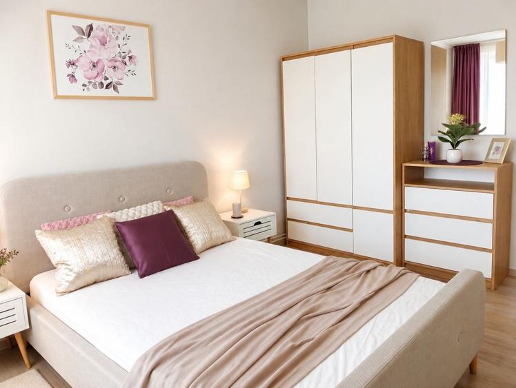 Apartament cu 2 camere semidecomandat în Exterior Vest