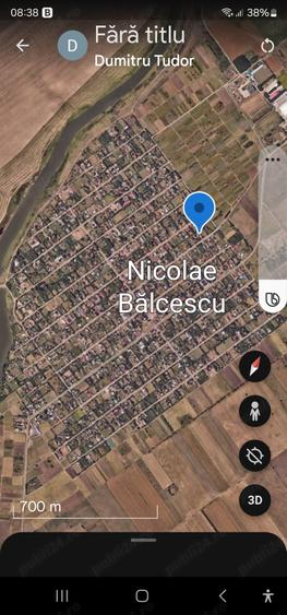 Teren de 2100 mp, în Nicolae Bălcescu