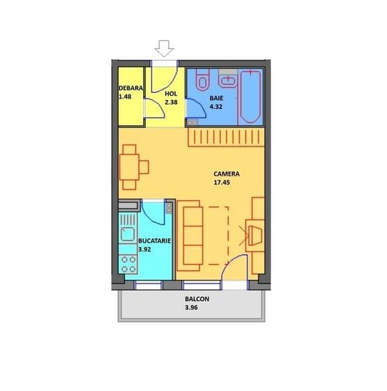 Garsoniera 34m Tineretului -Timpuri Noi, vizavi de Palatul Copiilor - 2