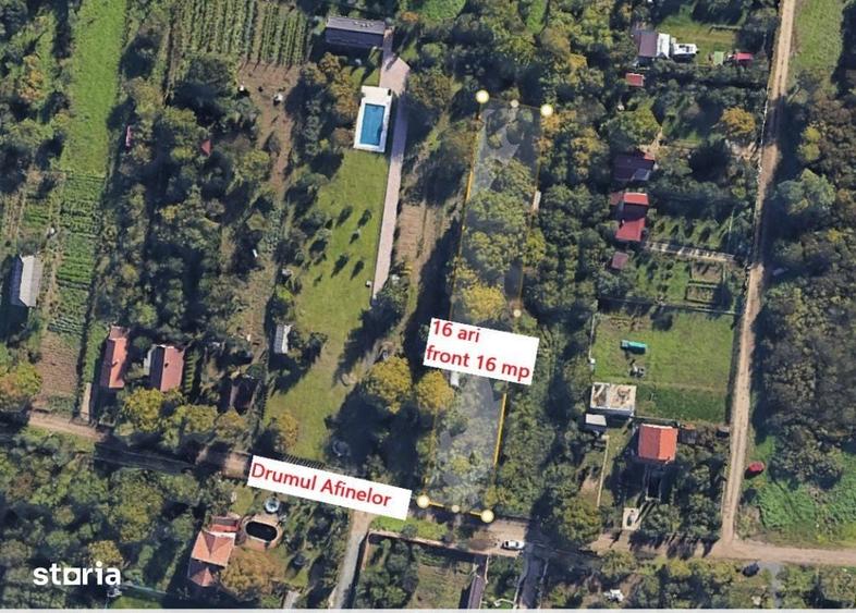 Teren de 1600 mp, în Bercu Roșu