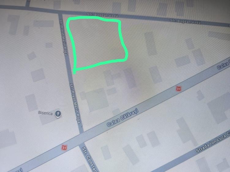 Teren Construcții intravilan de 2142 mp, în Cunești