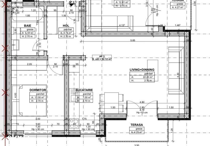 COMISION 0% - Apartament 2 camere, 52 mp - pe Calea Urseni
