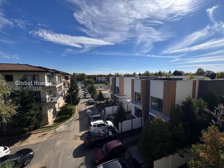 Apartament cu 3 camere semidecomandat, mobilat în Corbeanca