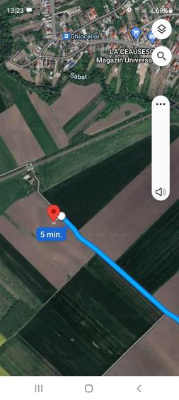 Teren de 5480 mp, în Țegheș
