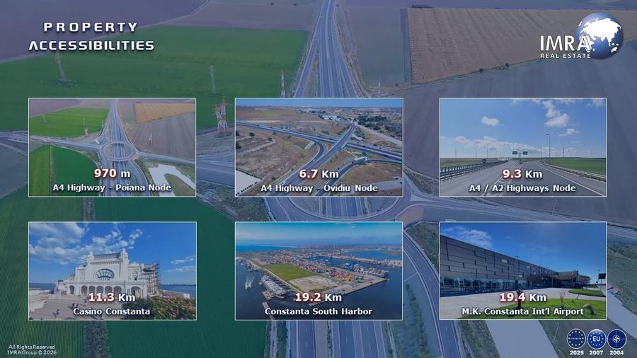 Teren Construcții intravilan de 44700 mp, în Exterior Vest
