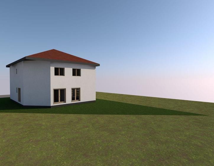 Duplex cu 4 camere cu Canalizare în Florești