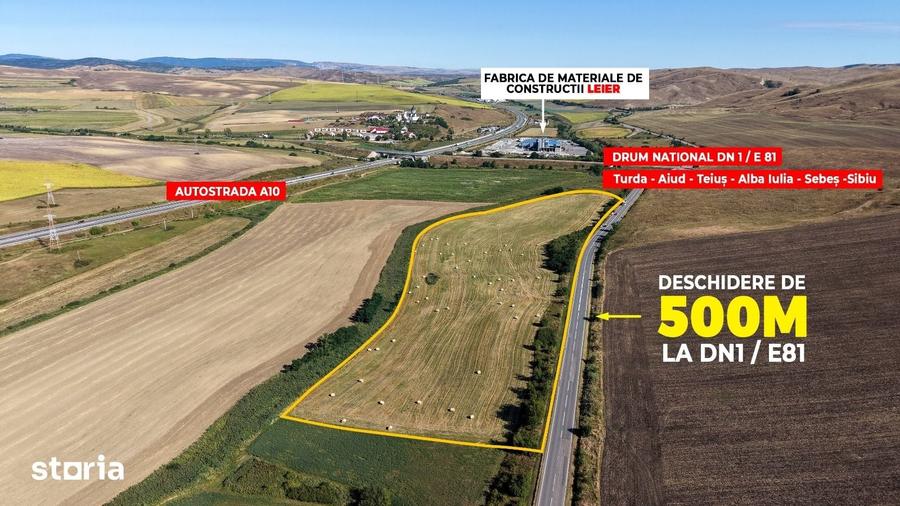Teren de 52600 mp, în Unirea