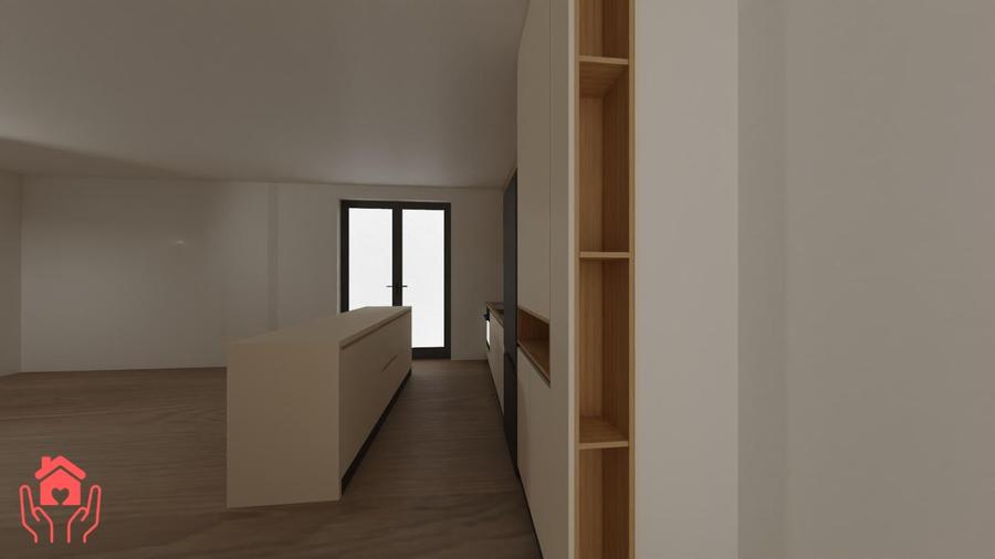 Apartament cu 3 camere semidecomandat, mobilat în Băneasa