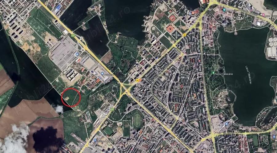 Teren de 6000 mp, în Tomis Nord