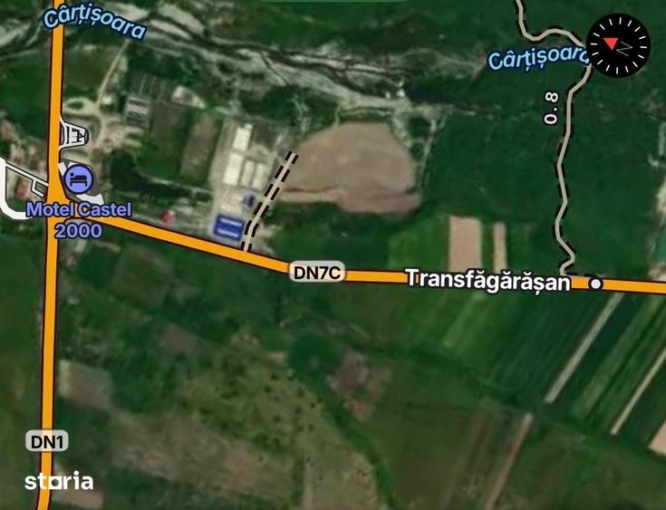 Parcele de teren intre 463-510 mp la soseaua spre Transfagarasan -DN7C - 2