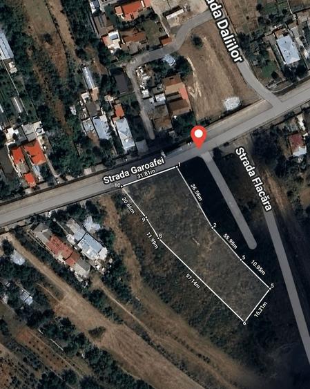 Teren intravilan de 2550 mp, în Cornetu
