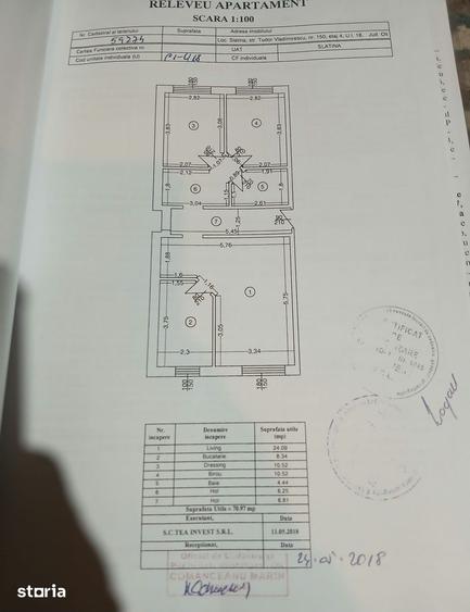 Apartament cu 4 camere în Tudor Vladimirescu