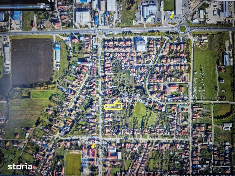Teren de 1680 mp, în Ghiroda