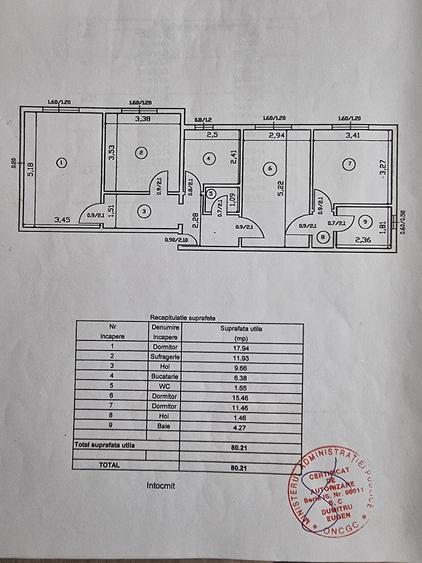 Apartament cu 4 camere decomandat în Nicolina
