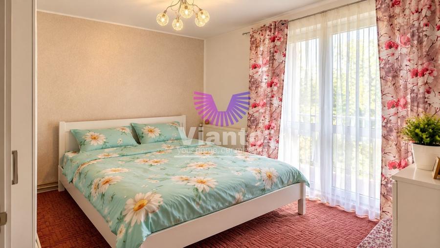 Apartament cu 2 camere decomandat, mobilat în Central