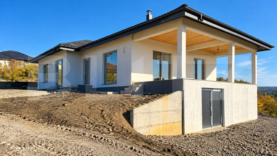 Casă individuală cu 4 camere cu Teren 1170 Mp în Breazu