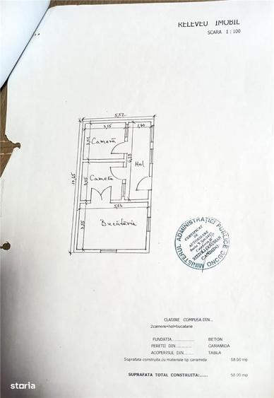 Casă cu 3 camere în Novaci