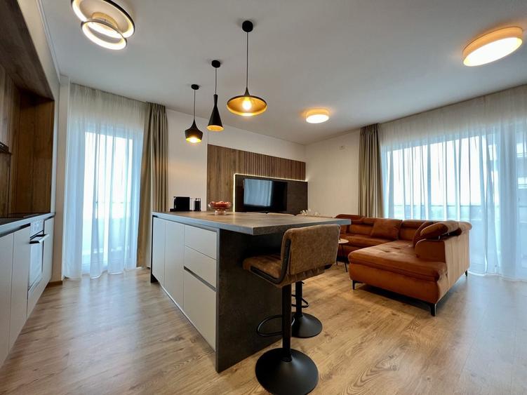 Apartament cu 2 camere decomandat, mobilat în Blumăna