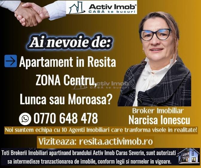 Apartament cu 3 camere decomandat în Central