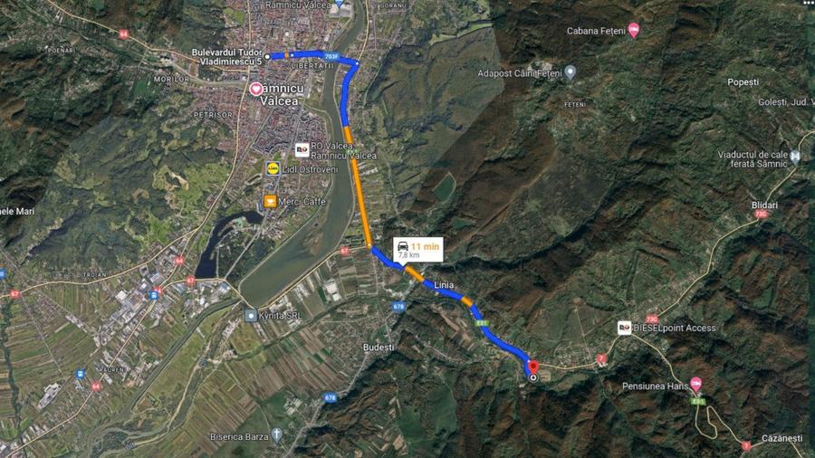 Teren de 2550 mp, în Budești