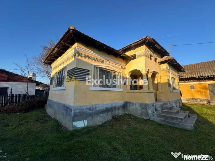 Casă cu 3 camere cu Teren 600 Mp în Priboieni